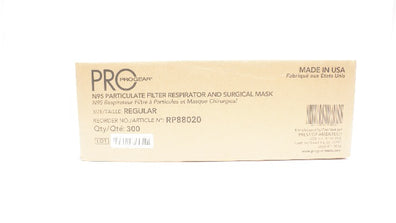 Prestige RP88020 Progear Particulate Filter Respirator&Surgical Mask- Box of 300